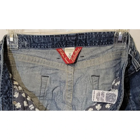Lucky Brand Mid Rise Straight Leg Jeans - Women's Size 10/30, Medium Wash, Long - Picture 5 of 7